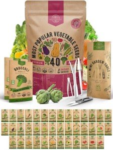 40 Heirloom Vegetable Seed Variety Pack
