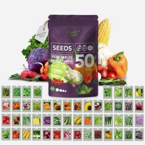 50 Variety Garden Seeds Pouch for Planting