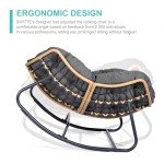 Comfy Outdoor Rocking Chair for Garden & Porch