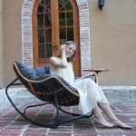 Comfy Outdoor Rocking Chair for Garden & Porch