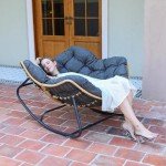Comfy Outdoor Rocking Chair for Garden & Porch