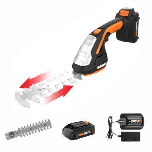 WORX WG801 20V Power Share 4" Cordless Shear and 8" Shrubber Trimmer (Battery & Charger Included)