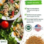 Nature Jims Sprouts Salad Sprout Mix - Organic Salad Mix for Growing - Non-GMO Microgreen Seeds - Healthy Broccoli, Alfalfa, Radish, Clover Sprouting Seeds Variety Mix - Microgreens Growing 1lb