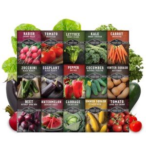 Survival Garden Seeds - 15 Non-GMO Vegetable Mix
