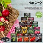 Survival Garden Seeds - 15 Non-GMO Vegetable Mix
