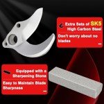 Cordless Electric Pruning Shears with Battery and Blades