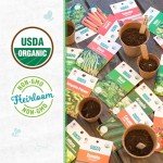 Heirloom Organic Non-GMO Seed Assortment, 30ct