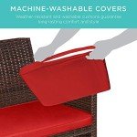 4-Piece Outdoor Wicker Patio Furniture Set