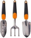 Fiskars Ergo Garden Tool Set - Black/Orange