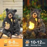 GIGALUMI Bear Solar Garden Statue Light