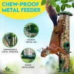 Gray Bunny Metal Bird Feeder Station - 2 Pack