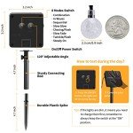 2-Pack 120 LED Solar Waterproof Outdoor Lights