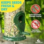 Gray Bunny Metal Bird Feeder Station - 2 Pack