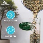 Gray Bunny Metal Bird Feeder Station - 2 Pack