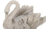 Polystone Swan Vase - Elegant Garden Decor 45.7cm
