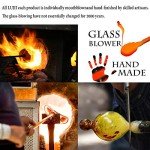 Blue Hummingbird Feeder with Metal Stations