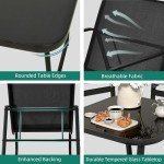 YITAHOME Black 3-Piece Outdoor Furniture Set