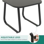 YITAHOME Black 3-Piece Outdoor Furniture Set