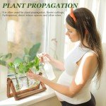 RENMXJ Plant Propagation Station with 3 Bulb Vases