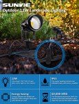 12W Low Voltage LED Garden Pathway Lights (10 Pack)