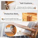 Devoko 4-Piece Outdoor Acacia Sofa Set, Beige