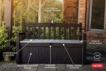 Keter Solana 70 Gallon Outdoor Storage Bench