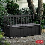 Keter Solana 70 Gallon Outdoor Storage Bench