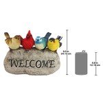 Birdy Welcome Garden Stone Statue by Design Toscano