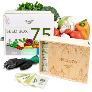 Garden Pack Seed Box - 75 Seed Varieties
