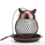 Cute Cat Shaped Squirrel Proof Bird Feeder