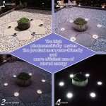 12 Pack Solar Ground Lights for Outdoor Spaces