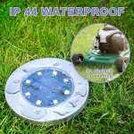 12 Pack Solar Ground Lights for Outdoor Spaces