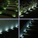 12 Pack Solar Ground Lights for Outdoor Spaces