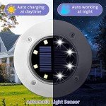 12 Pack Solar Ground Lights for Outdoor Spaces