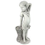 Frances Flower Girl Garden Statue with Planter