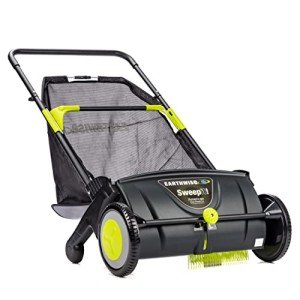 Earthwise 21-Inch Push Lawn Sweeper for Leaves