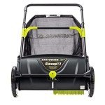 Earthwise 21-Inch Push Lawn Sweeper for Leaves