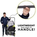 Earthwise 21-Inch Push Lawn Sweeper for Leaves