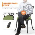 Nuu Garden 3-Piece Bistro Set with Cushions