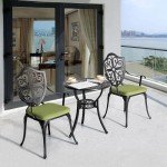 Nuu Garden 3-Piece Bistro Set with Cushions