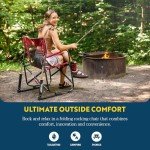 GCI Outdoor Rocker Camping Lounge Chair