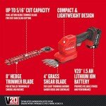 V20 Cordless Grass and Mini Hedge Trimmer Kit