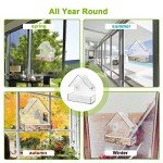 Clear Window Bird Feeder with Strong Suction Cups