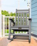 Outdoor Rocking Chair Set of 2 - Grey