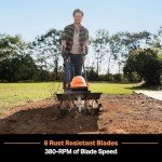 LawnMaster 13.5-Amp Electric Tiller, 18-Inch