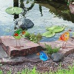 Outdoor Metal Bird Statues - Garden Décor Set