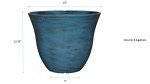 Blue Jean Honeysuckle Resin Flower Pot, 15