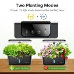 Indoor Hydroponic Gardening Kit with LED Grow Light