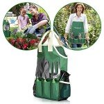 11-Piece Garden Tool Set with Tote Bag & Apron