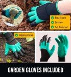 Complete Ergonomic Garden Tool Set for All